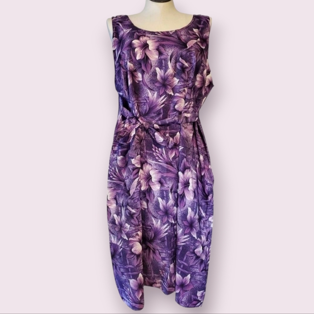 Hibiscus Tropical Hawaiian Dress